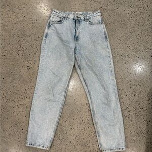 Zara Light Blue Washed Denim Jeans